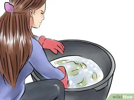 Step 8 清洗并风干布料。
