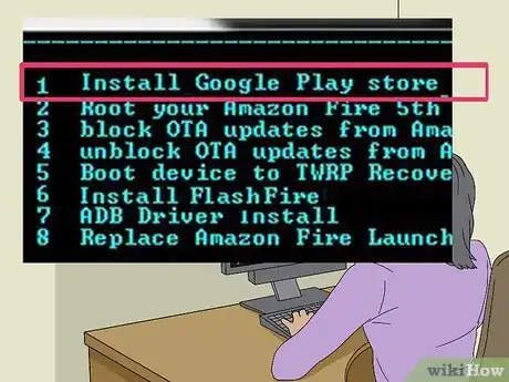 Step 6 运行“Google Play商店”选项。