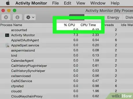 Step 2 点击“CPU”一栏。