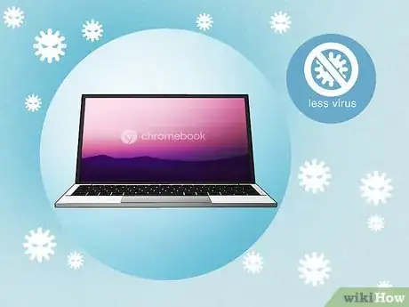 Step 6 Chromebook更安全和不容易感染病毒。