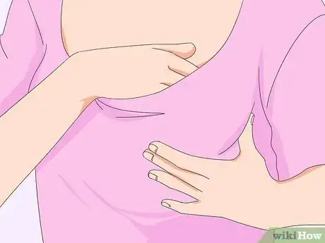 Step 1 穿上衣服后乳蕾是否会突起。