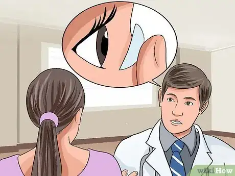 Step 6 严格按照眼部护理专家的建议佩戴隐形眼镜。