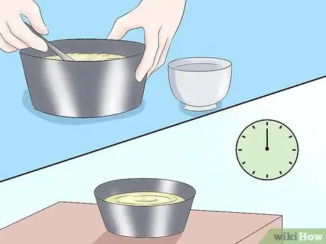 Step 1 制作散沫花糊。