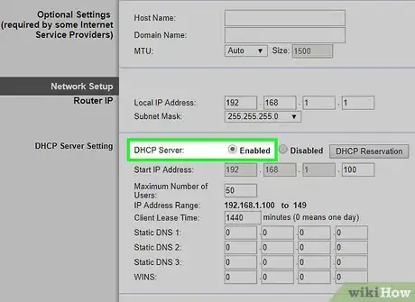 Step 5 启用DHCP。