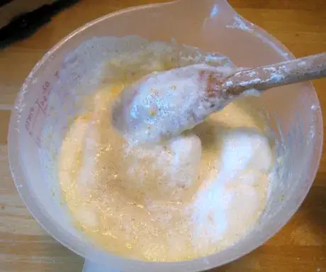 Fold in the egg whites.