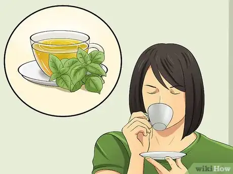 Step 5 喝绿茶。