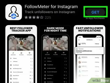 Step 1 下载FollowMeter for Instagram。