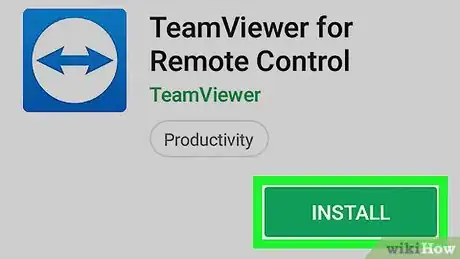 Step 1 在要用来控制其它设备的安卓设备上安装“TeamViewer”应用程序。