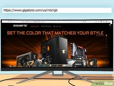 Step 1 如果是Gigabyte电脑、主板和 RGB 配件，则要使用 RGB Fusion 应用程序。