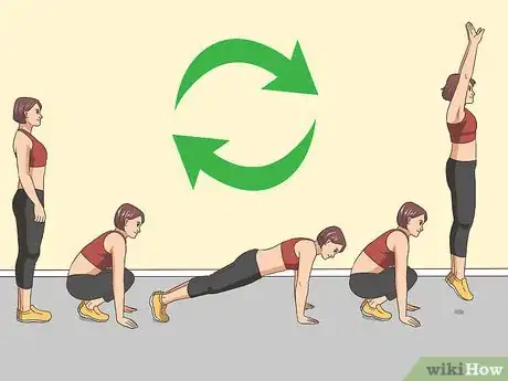 Step 5 做波比运动（Burpee）。