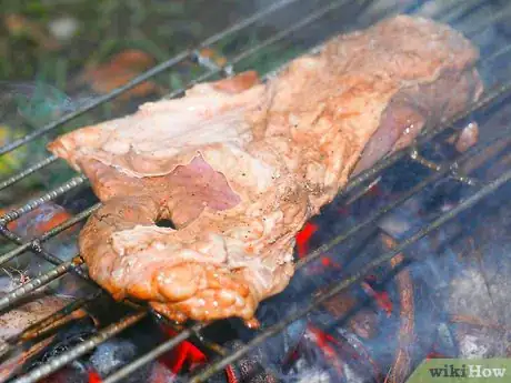 Step 4 烤肉几分钟。