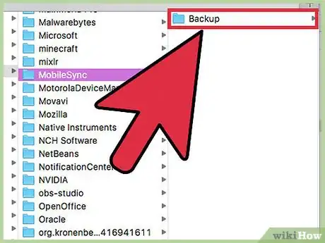 Step 6 双击“Backup”文件夹。