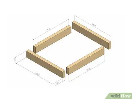 Step 2 用木工角尺和铅笔在木板上重绘你的设计图。