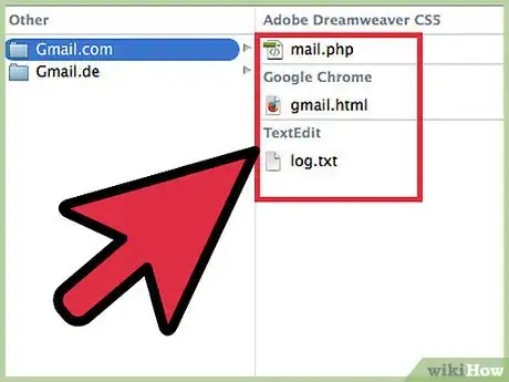 Step 4 从程序里找到文件3并解压之得到三个文件：gmail.html，log.txt和mail.php。