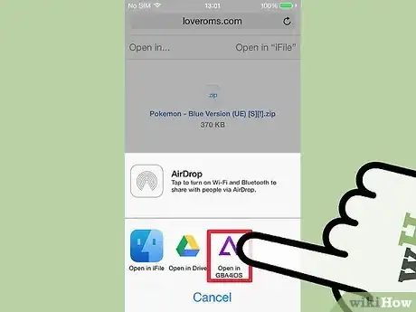 Step 8 使用GBA4iOS打开游戏。