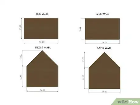 Step 2 在与建造地板所用的同样的胶合板上重绘出墙的设计图。