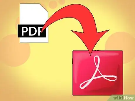 Step 1 打开Adobe Acrobat Reader，然后打开PDF文件。