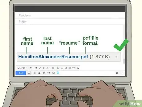 Step 6 把你的简历添加到邮件里。...
