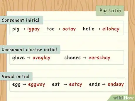 Step 9 使用加密语音，如Pig Latin。