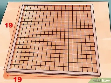 Step 1 棋盘是一个标准的19×19的网格。