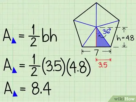 Step 6 计算三角形的面积。