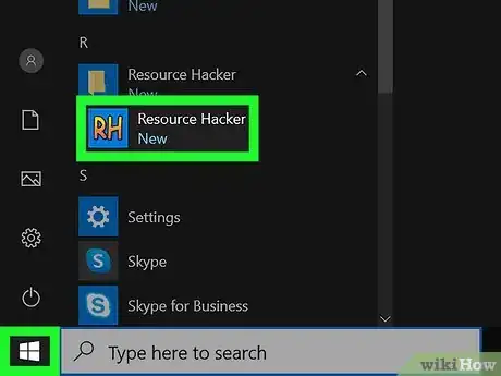 Step 2 打开Resource Hacker。