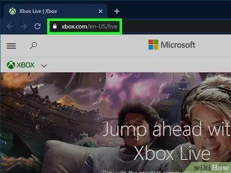 Step 1 前往Xbox LIVE 网站...