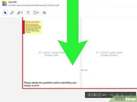 Step 4 在PDF中滚动到要插入图像的位置。