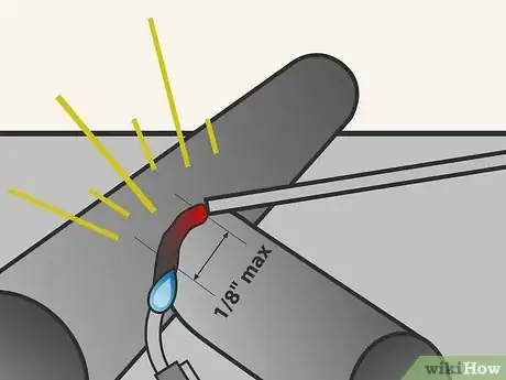 Step 2 建立焊接融泡。