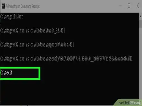 Step 15 退出命令提示符窗口。
