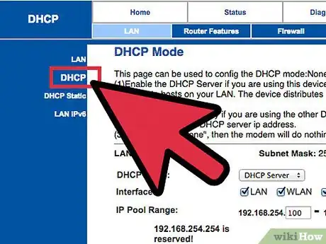 Step 2 向下滚动，直到你看到启用的“ DHCP服务器” ，继续下一步。