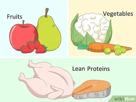 Step 5 多吃水果、蔬菜和瘦肉蛋白。