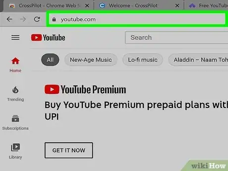 Step 1 打开网页浏览器，前往YouTube、Dailymotion、Facebook或其它视频流媒体网站。