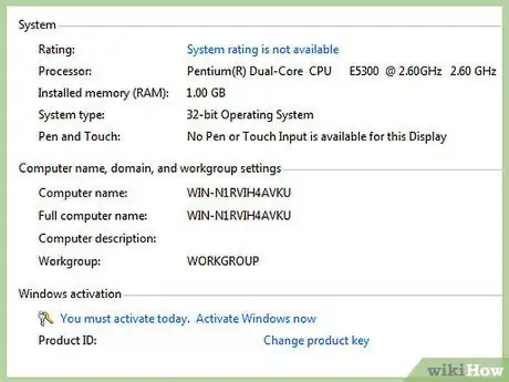 Step 3 与Windows XP系统基本相似，系统窗口会提供有关系统的基本信息。