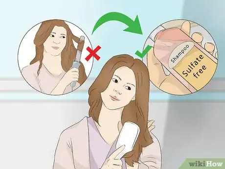 Step 3 避免高温，不要使用某些护发、美发产品。