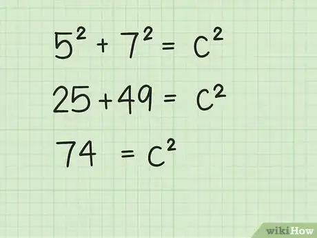 Step 15 算出宽和长的平方，然后相加求和。