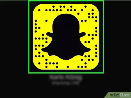 Step 1 用Snapchat照相机扫描账户二维码。