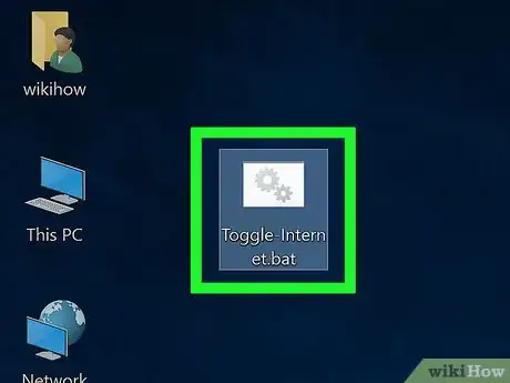 Step 2 尝试使用“Toggle Internet script”应用程序。