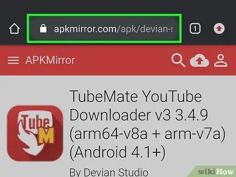 Step 1 在移动网络浏览器中访问 https://www.apkmirror.com/apk/devian-studio/tubemate-youtube-downloader/ 。...