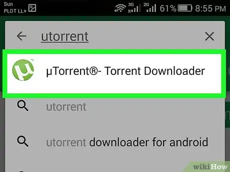 Step 4 点击µTorrent®- Torrent Downloader。