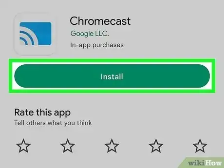 Step 1 从安卓设备上的谷歌应用商店下载Chromecast应用程序。