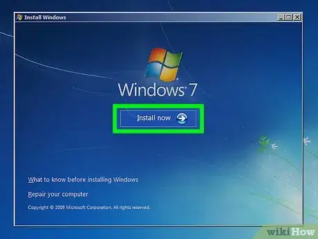 Step 5 按照提示开始安装Windows 7。