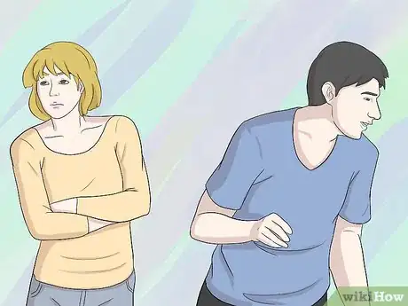 Step 4 在经常能看到对方的情况下放下对方。