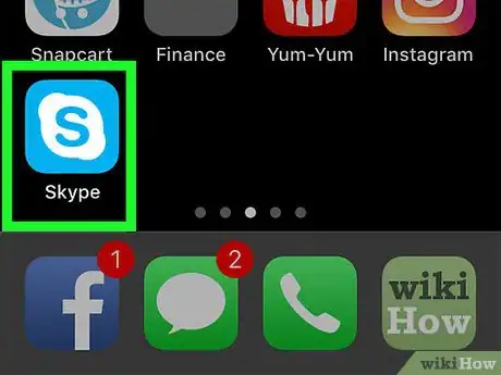 Step 1 打开Skype。