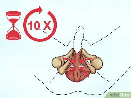 Step 3 在每一组收缩锻炼中增加10下慢速收缩。