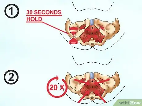 Step 2 进行PC肌交替练习。