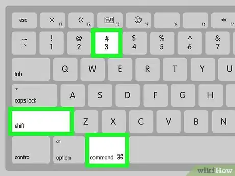 Step 2 按下Command+Shift+3。