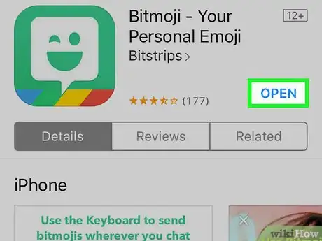 Step 2 打开“Bitmoji”程序。