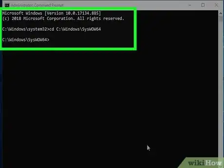 Step 10 切换到DLL的目录。