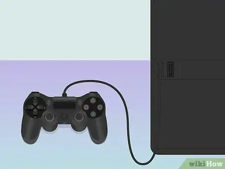 Step 5 将DualShock 4手柄连接到电脑。